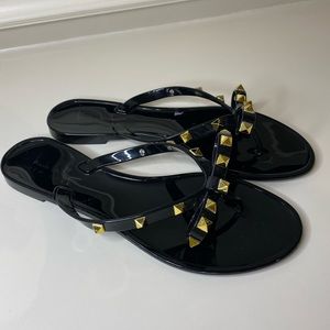 Studded Flip Flops